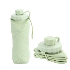 Collapsible Water Bottle,BPA Free Silicone Reusable Foldable Travel Water Bottle