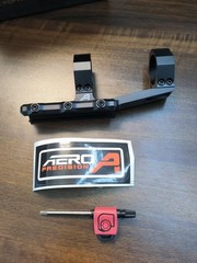 Aero Aluminum Ultralight 30 Mm Scope Picatinny Mount Black