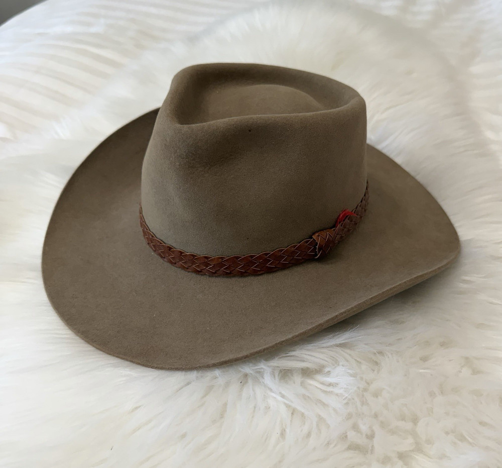 Akubra Snowy River Imperial Quality Pure Fur Felt Western Hat