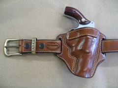 Azula Leather OWB 2 Slot Pancake Belt Holster CCW For…Choose Gun & Color – B