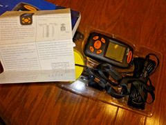 Portable Fish Finder LCD Sonar Depth Finder 100M Wired Transducer Open Box