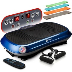 Lifepro Waver Vibration Plate Exercise Machine Full Body Workout Lymphatic -Blue