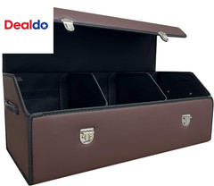 Trunk Organizer for Car with Lid,Foldable Trunk Organizer for Suvs & Sedans,Mult