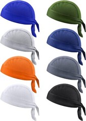 Do Rag Skull Caps for Men Sweat Wicking Doo Rags Cooling Helmet Cycling Bandana