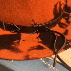 faustmann GERMANY Hunter’s Orange Deer Hunting Upland Wool Crushable Hat. 7-5/8”