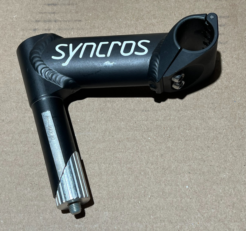 Syncros Quill Stem 115mm, 1&Prime; Handlebar Clamp 22.2mm Quill, -15 deg