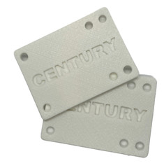 Century Skateboard Riser Pads 1/8 in – Universal (old & new school) Color Choice