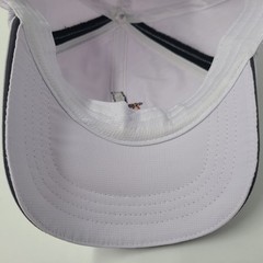 Ahead Hat Adjustable Off White Purple The Low Bidder Golf UPF 50 Outdoors Men