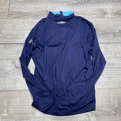 Straight Down Pullover Mens XL Navy Blue Quarter Zip Golf Performance Stretch