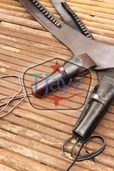 USA SELLER 44/45 Cal Holster Gun Belt Drop Loop 100% LEATHER Western RIG SASS