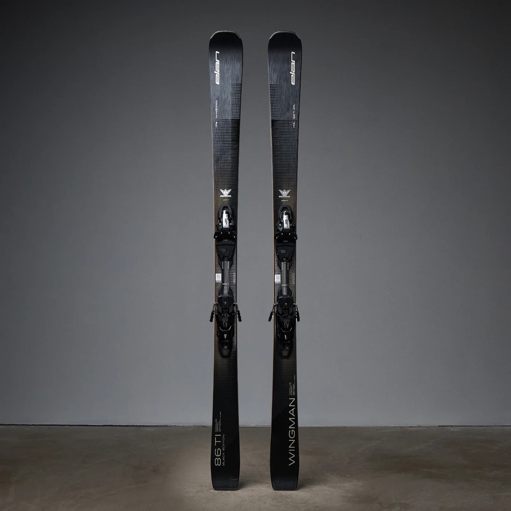 NEW!! 2026 Elan Wingman 86 Black with EMX 12.0 Bindings-160cm