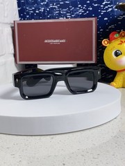 JACQUES Thick-Frame Sunglasses (Unisex)