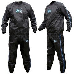 2FIT Heavy Duty Sauna Sweat Suit Exercise Gym Suit Fitness Weight Loss Anti-Rip