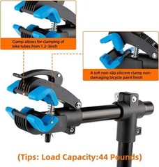 ROCKBROS Steel Bike Repair Stand 360°Adjust Wall Mount Durable Rack QuickRelease