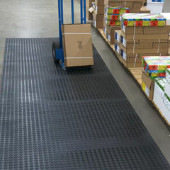 Coin Grip 4 Ft. X 9 Ft. Dark Grey Commercial Grade PVC Flooring