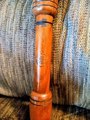Vintage Big River Game Calls Long Honker Wooden Goose Flute