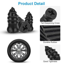 100Pcs Tire Repair Rubber Nails Tyre Puncture Repair Screws Kit w/ Screwdriver