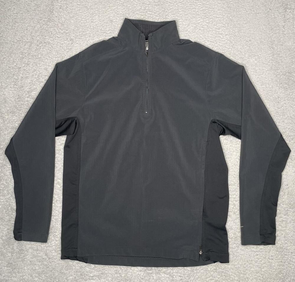 Nike Golf Sphere Pro Quarter Zip Jacket Mens Medium Waffle Lined Fleece Pullover