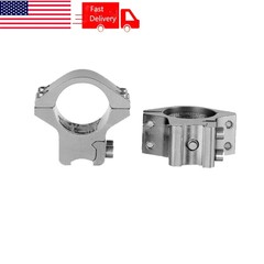 2Pcs 1&Prime; Scope Rings 11mm 3/8&Prime; Dovetail Low Profile Riflescope Torch Ring Mount
