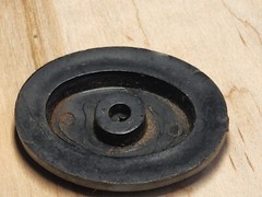 Factory OEM Remington Pistol Grip cap with screw can be used on restorations