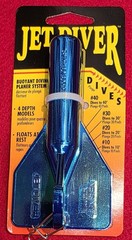 Luhr-Jensen 40&prime; Jet Diver Metallic Blue Moonjelly #5540-040-2503 , 4.5&Prime;