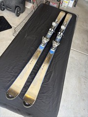 Volant Vertex V66 Stainless Steel Skis 160 Cm W/ Marker 1100 Bindings Austria