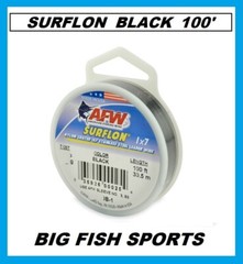 AFW SURFLON Black Coated 1×7 Stainless Wire 100&prime; LENGTH NEW PICK YOUR SIZE BLACK