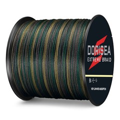 Dorisea 4/8 Strands 100M-2000M Camouflage Color PE Extreme Braided Fishing Line