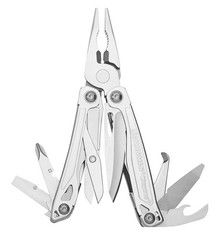 LEATHERMAN Wingman 14 in 1 Multitool W/ Spring-Action Pliers & Scissors Silver