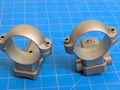 Leupold Win 70 Front & Rear Scope Mount Bases And Rings Silver