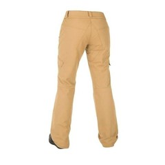 Volcom Tan Ski Snowboard Pants Zip Tech Waterproof Breathable Size Large