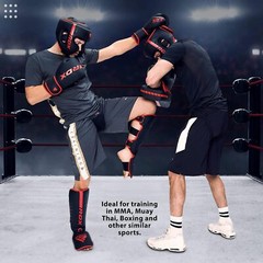 Boxing Head Guard by RDX, Head Gear Protection for Martial Arts, MMA Boxing Gear