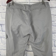 Volcom Snowboarding Pants Men Grey Modern Slim Waterproof Cargo Ski Large 34X32