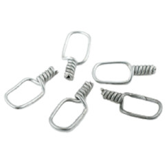 25 #11 Snare Swivels Snaring Traps Trapping Raccoon Fox Bobcat Snares
