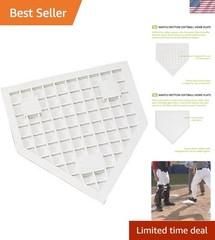 Rubber Bases & Home Plate, Waffle Bottom Non-Slip Indoor/Outdoor Use, Heavy-D…