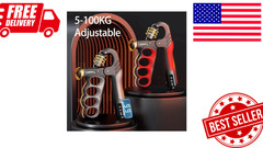 5-60/100/150kg Grip Strength Gym Wrist Expander Hand Strengthener Adjustable Mus