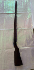 Antique Rifle Gun Stock 46.5 Inches Long-Barreled Barrel