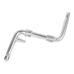 115MM GENUINE OG LOWRIDER BICYCLE STEEL ONE-PIECE CRANK IN CHROME