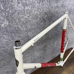 Vintage LeMond Zurich Road Bike Frame 59cm Reynolds 853 USA White 700c 126 mm