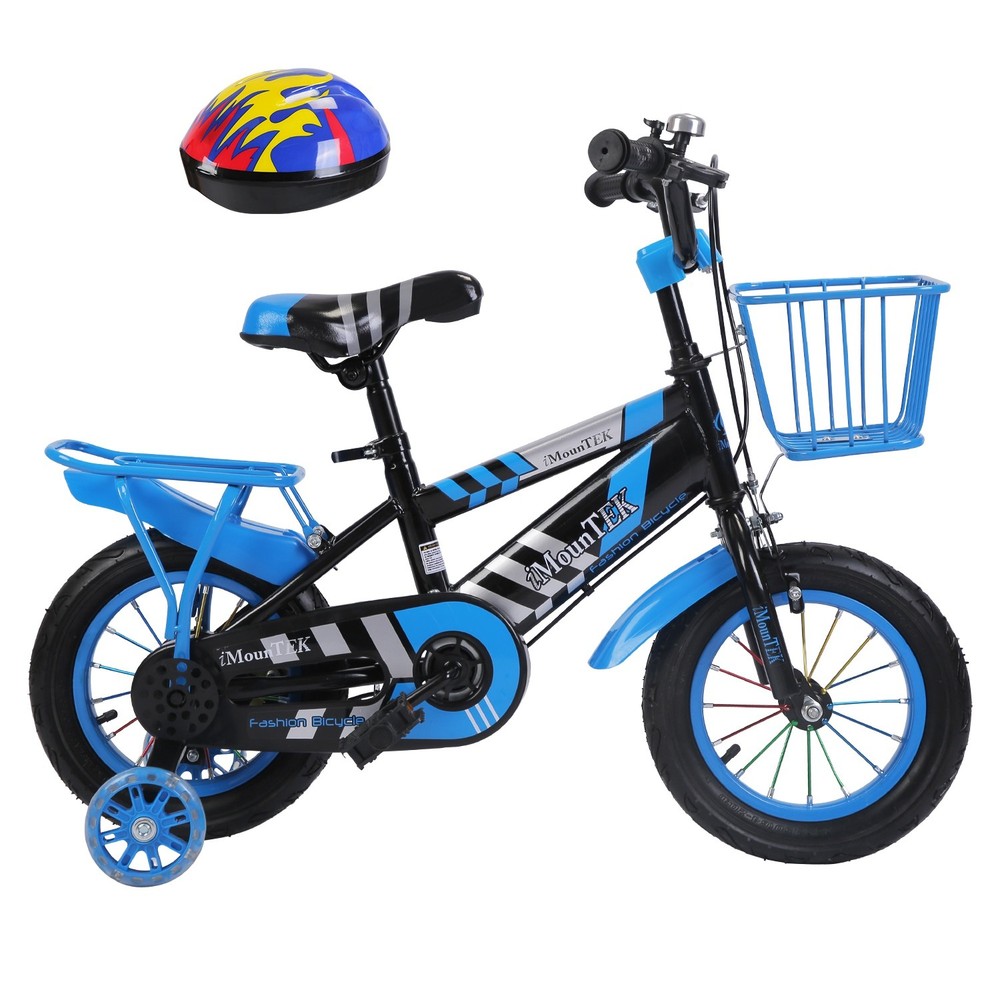 Toddler Kids Bike Bicycles with Training Wheels Basket for 2-7 Years Old Kids