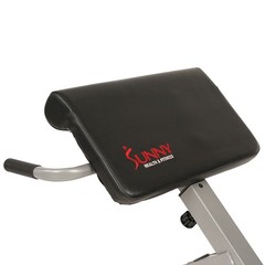Foldable Roman Chair 45 Degree Adjustable Hyperextension Abs Workout Support Pad