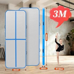 Inflatable Gymnatsics Mat Tumble Track 10ft with Air Pump for Home Use/Trainin