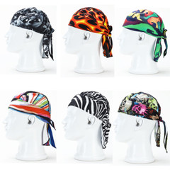Do Rag Skull Caps for Men Sweat Wicking Doo Rags Cooling Helmet Cycling Bandana