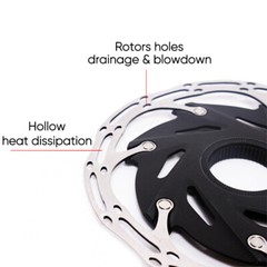 2PC SRAM Centerline XR Disc Brake Rotor 160mm Centerlock Red AXS CLX-R Road Bike