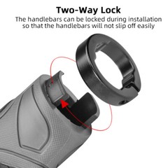 ROCKBROS Bike Grips Bicycle Double Lock-on Ergonomic Non-Slip Handlebar Grips