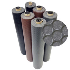 Coin Grip 4 Ft. X 9 Ft. Dark Grey Commercial Grade PVC Flooring