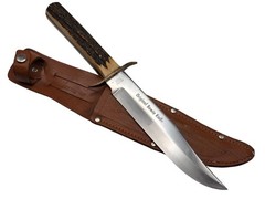 Vintage Edge Brand 445 Stag Handle Original Bowie Knife Made in Solingen Germany