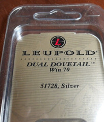 Leupold Dual Dovetail base 51728 Silver Winchester 70