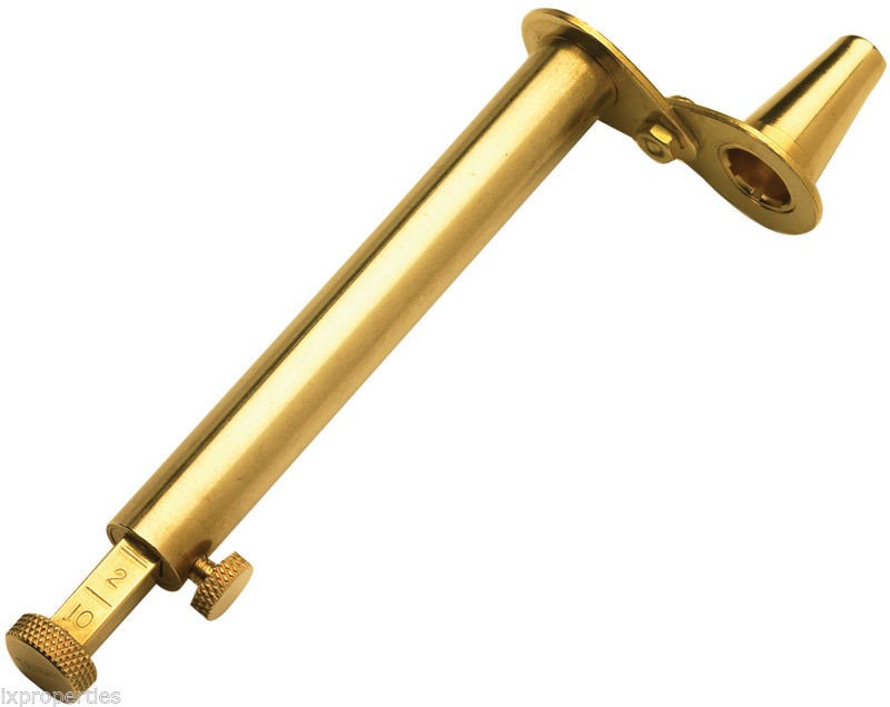 Muzzle-Loaders Brass Powder Measure – Adjustable up to 120 Grains – Black