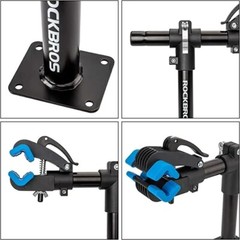 ROCKBROS Steel Bike Repair Stand 360°Adjust Wall Mount Durable Rack QuickRelease